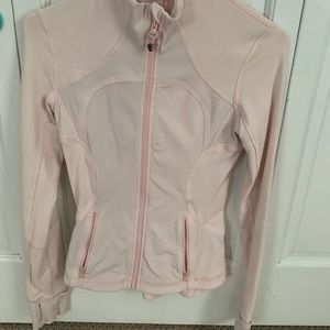 Light pink lululemon define jacket